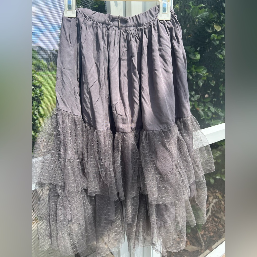 JOYFOLIE MÍA JOY GIRLS SKIRT ADJUSTABLE ZIPPS UP IN BACK SIZE 5